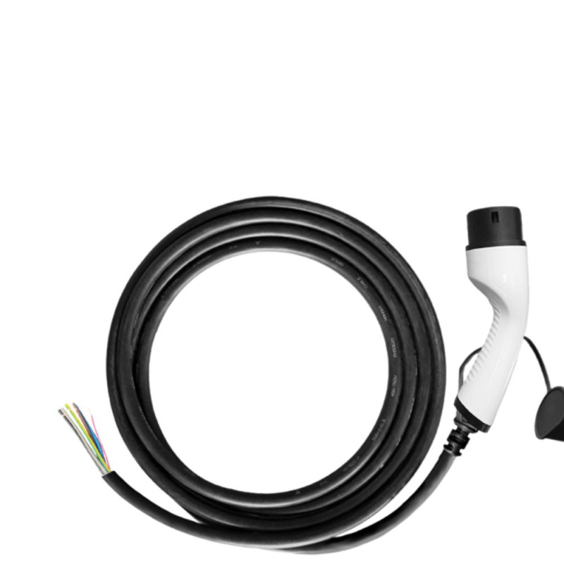 Charging cable Elvix 5009 T2-T2 11KW 5M White/Black