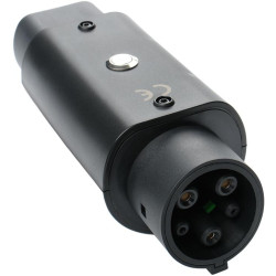 Connector Elvix T2-T1 Euro to US with button