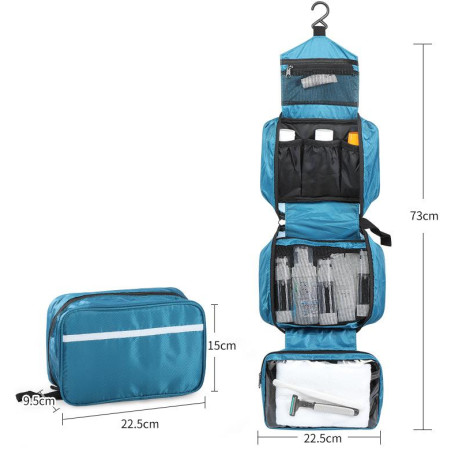 Foldable Toilet Bag Partizan Tactical FTB-3 Light Blue