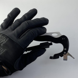 Karabinka-multitool 5 v 1 Partizan Tactical MT 1 Black