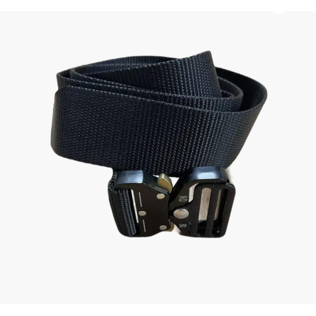 Taktický nylonový opasek s kovovou přezkou Partizan Tactical Belt Nylon Fast Black