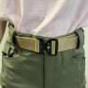 Taktický nylonový opasek s kovovou přezkou Partizan Tactical Belt Nylon Fast Coyote