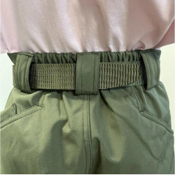 Taktický nylonový opasek s kovovou přezkou Partizan Tactical Belt Nylon Fast Olive