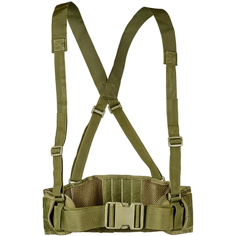 Taktický opasek MOLLE s kapsami Partizan Tactical Belt 5 Straps Olive