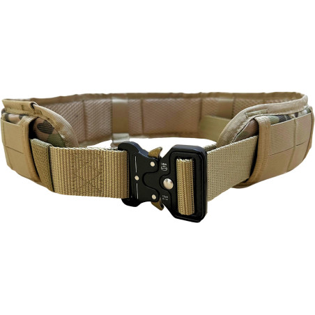 Taktický nylonový opasek MOLLE s kovovou přezkou Partizan Tactical Belt2 Camo