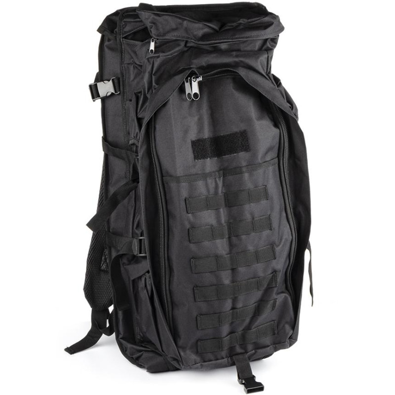 Taktischer Rucksack 70 L mit Waffenhülle (BPT8-70) Schwarz