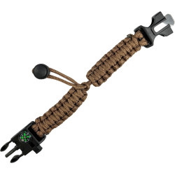 Paracordový náramek Partizan Tactical Coyote