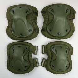 Sada kolenních a loketních chráničů Partizan Tactical Anatomic EKP Olive