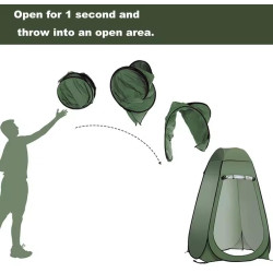 Sprchový stan 1L tmavě modrý