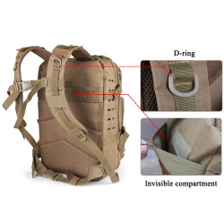 Taktický batoh 40 l se systémem Molle Laser Cut (BPT9-40) Coyote