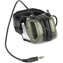 Taktická sluchátka na prilbu Active Helmet Headset Olive