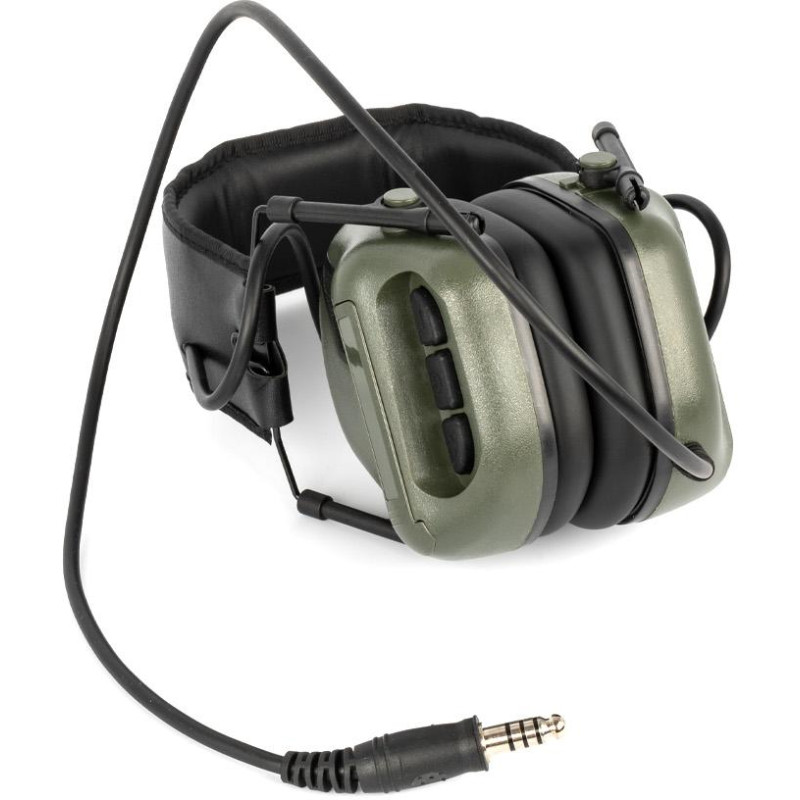 Taktická sluchátka na prilbu Active Helmet Headset Olive
