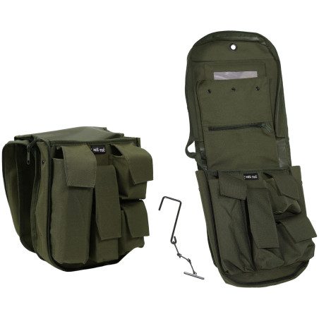 Kosmetický organizér s zrcadlem Mil-Tec Olivový