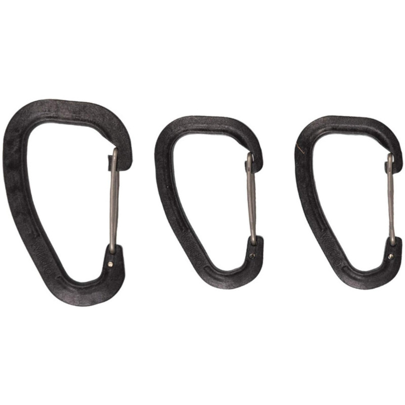 Prislusenstvi Karabiner Mil-Tec Set Wildo? cerna