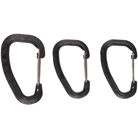 Prislusenstvi Karabiner Mil-Tec Set Wildo? cerna