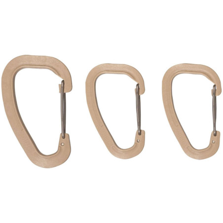 Prislusenstvi Karabiner Mil-Tec Set Wildo? Coyote