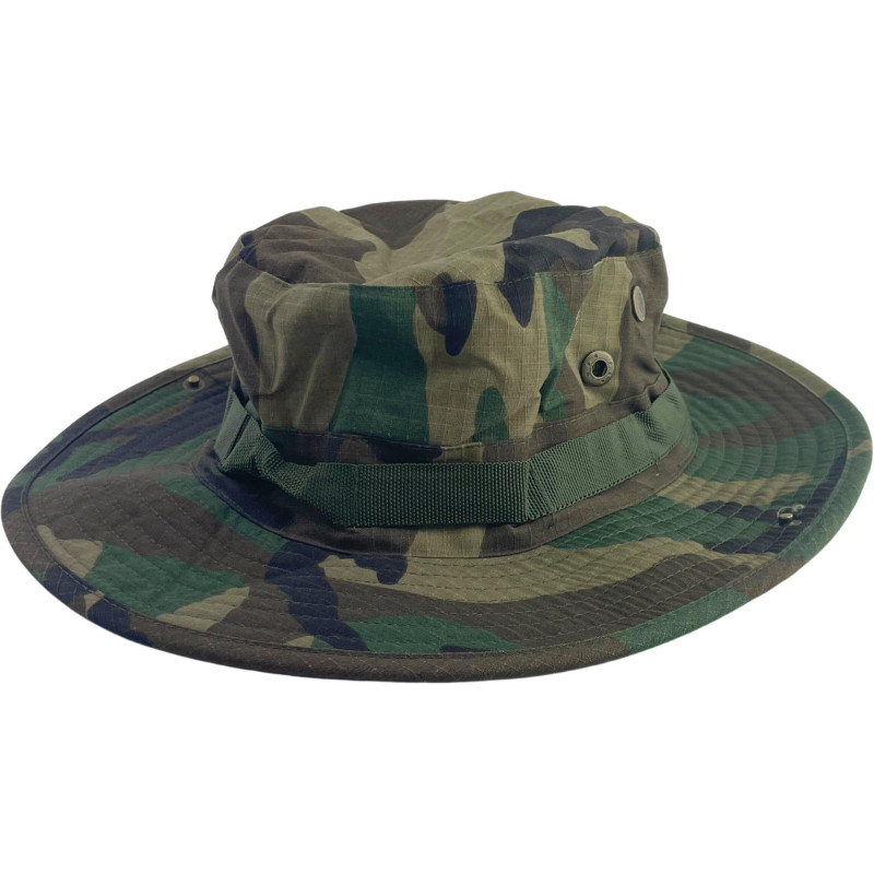 Taktický klobouk s širokým lemem Partizan Tactical Hat Woodland