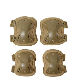 Sada kolenních a loketních chráničů   Partizan Tactical Anatomic Coyote