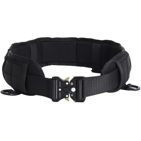 Taktický opasek s vysokokvalitní kovovou rychlou přezkou a systémem rychlého upevňování Molle Belt2 Black