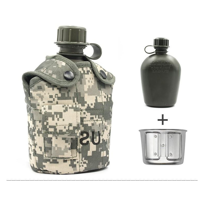 Polní láhev o objemu 1l s ALU miskou KT-1000 ACU