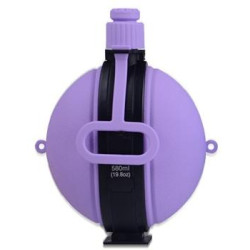 Skládací lahev s karabinou KT-580 Fialová