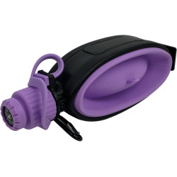 Skládací lahev s karabinou KT-580 Fialová