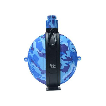 Skládací lahev s karabinou KT-580 Camo Blue