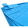 Silikonová pracovní podložka 450×300 mm, modrá.
