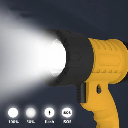 Handheld flashlight HFL-2 Yellow