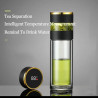 Tea Thermos Black Glass 450