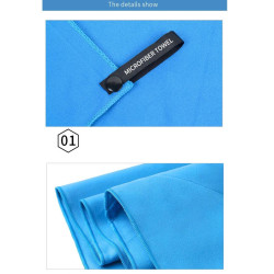 Rychleschnoucí ručník S Barva: Navy Blue
