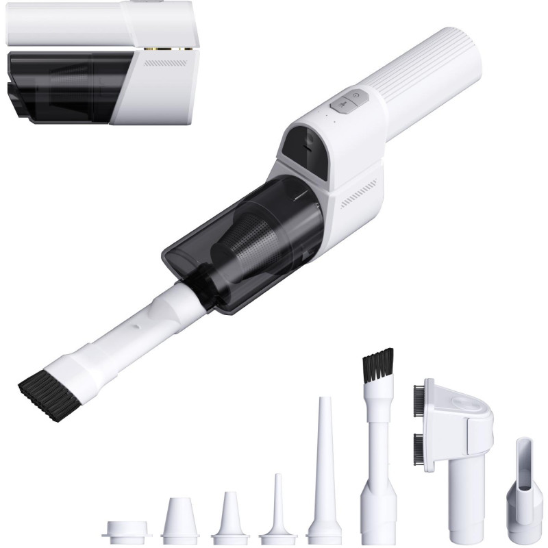 Ruční vysavač do auta HVC-2 Bílý