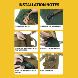 Bag with water bladder (Camel Bag) Partizan Tactical BPW2-2.5L Olive